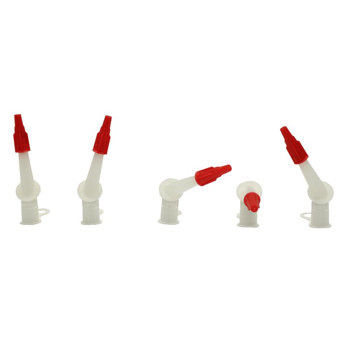 Flexibele Nozzle 360° met Clip en Draaidop | 5 stuks