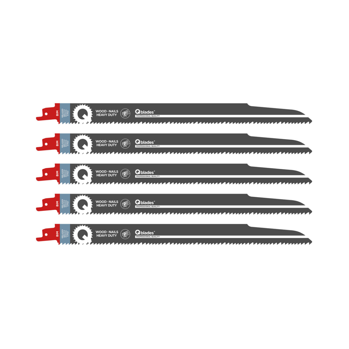 Qblades QRC1112 BIM Reciprozaag | S1210VF | Hout/Metaal 5st.