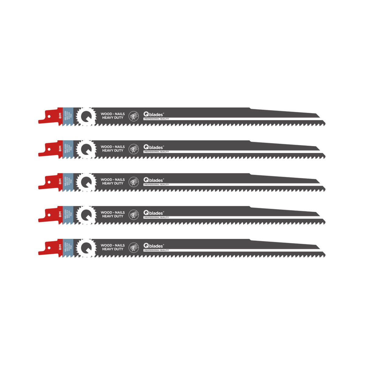 Qblades QRC1312 BIM Reciprozaag | S1411DF | Hout/Metaal 5st.