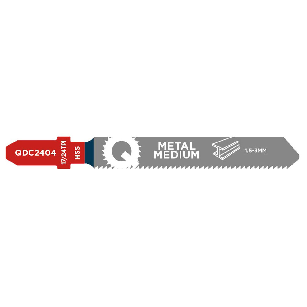 Qblades HSS Decoupeerzaag | T118A | Metaal 5st.