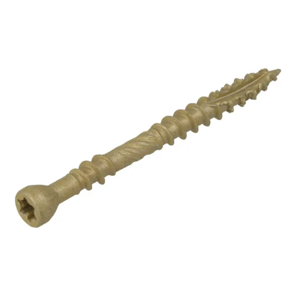 Vlonderschroef Xtreme Bronze Platkop 60° met Snijpunt