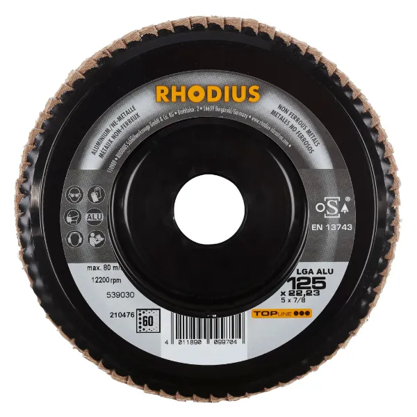 Rhodius LGA Aluminium Lamellenslijpschijf