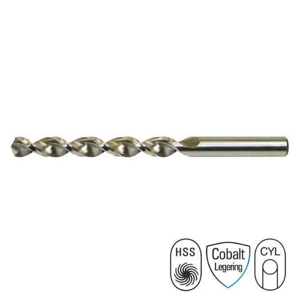 Metaalboor M35 Cobalt TL | Metaal & Hardhout | vanaf 8.0 mm | 5 stuks