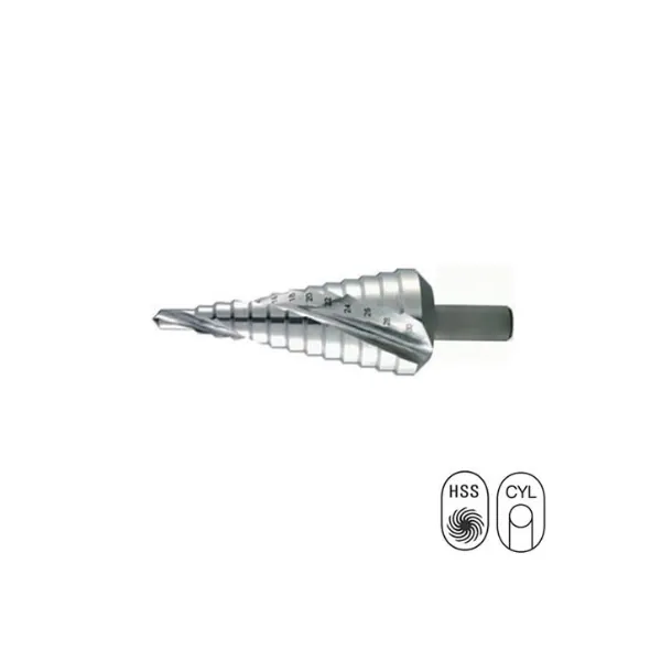 Stappenboor Spiraal HSS
